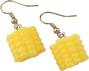 1 Pair Dangle Earrings for Women Resin Drop Jewelry Lightweight and Durable Summer Accessory to Enhance Your Style and Charm