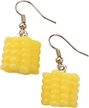 1 Pair Dangle Earrings Lightweight Resin Summer Jewelry for Women Minimalist Style Teacher Earrings for Daily Outfits and Special Occasions