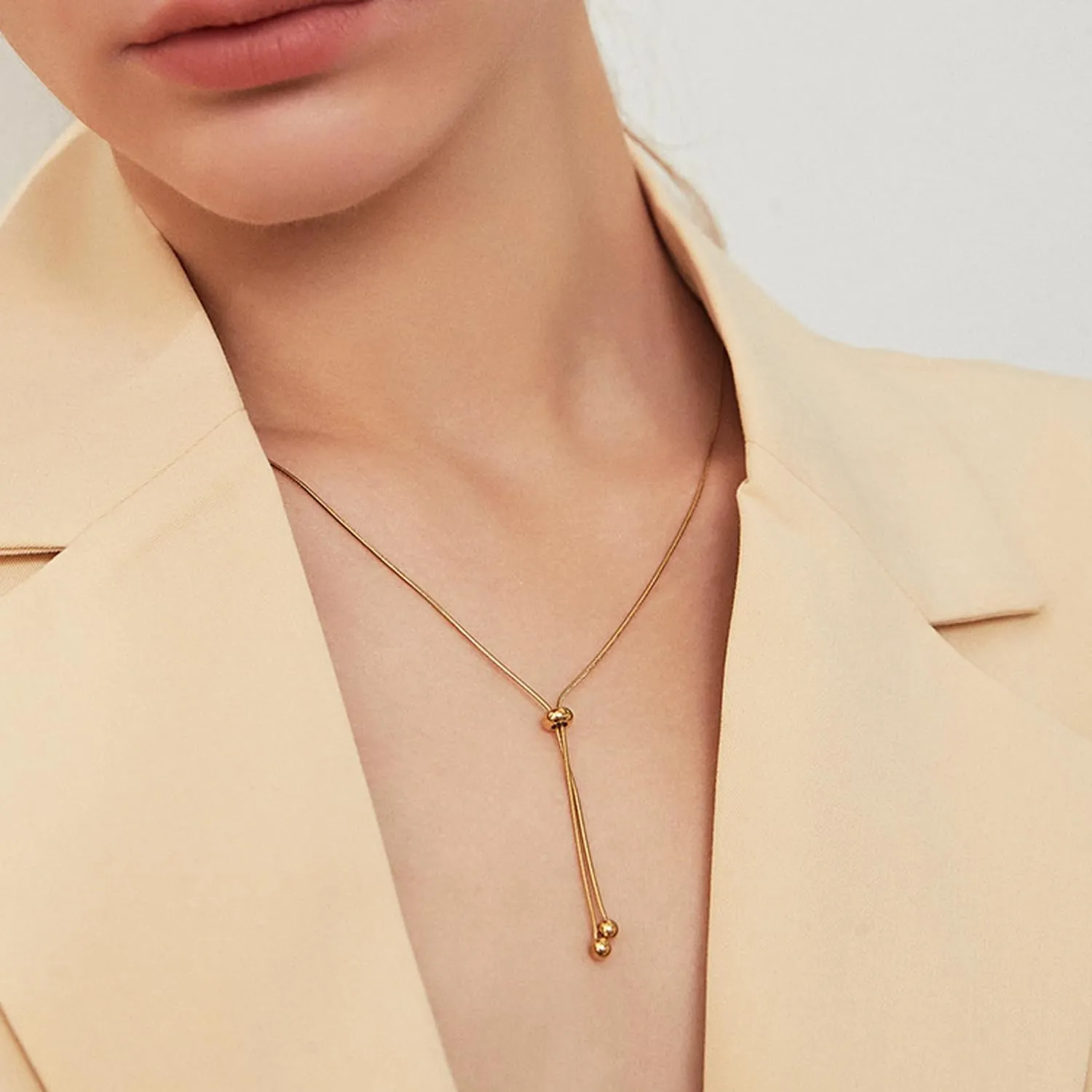 14k Gold Plated Chain Necklaces Dainty Flower Pendant Necklaces Handmade Adjustable Choker Necklaces for Women Jewelry