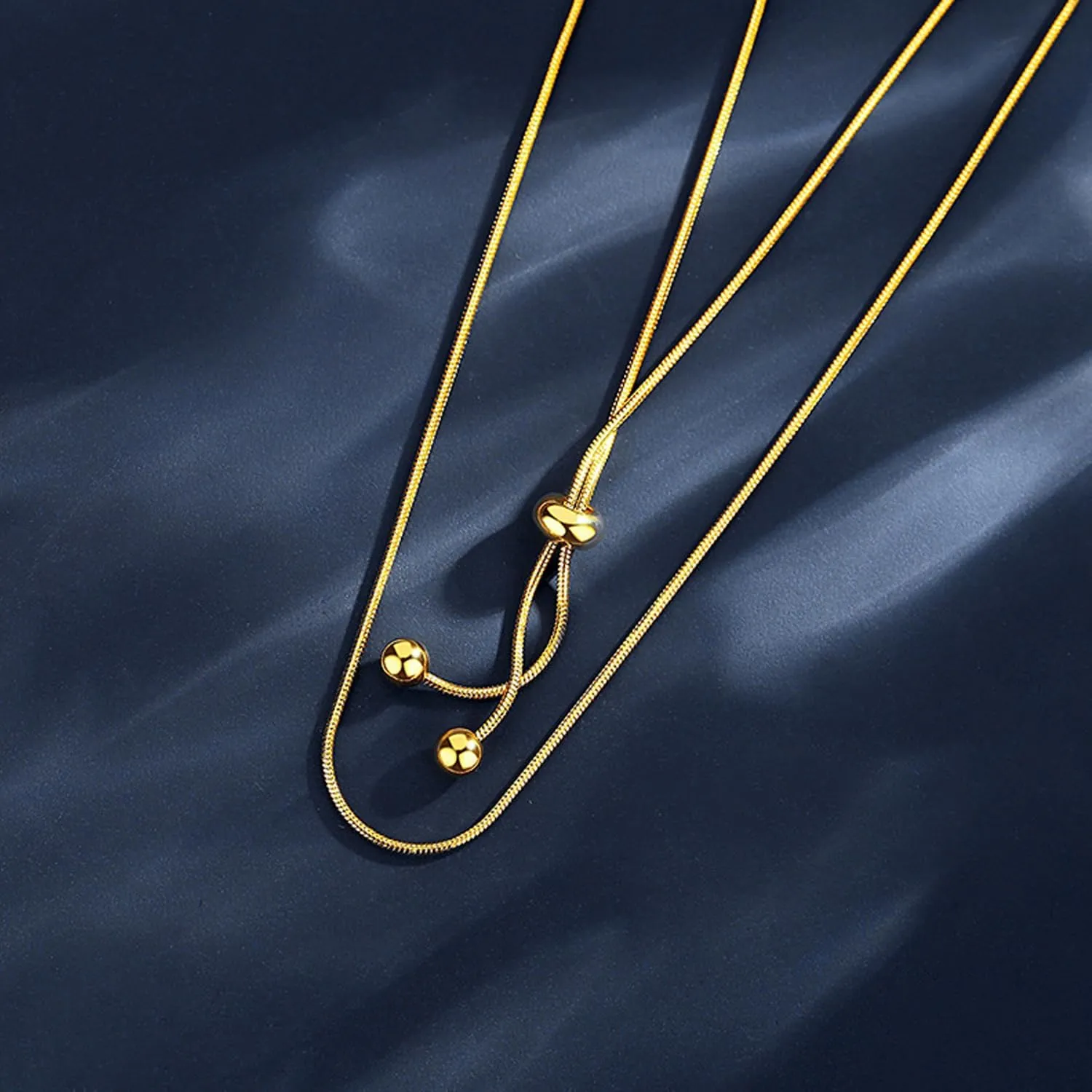 14k Gold Plated Chain Necklaces Dainty Flower Pendant Necklaces Handmade Adjustable Choker Necklaces for Women Jewelry