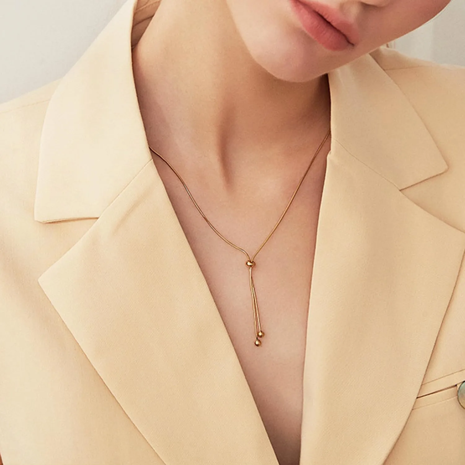 14k Gold Plated Chain Necklaces Dainty Flower Pendant Necklaces Handmade Adjustable Choker Necklaces for Women Jewelry