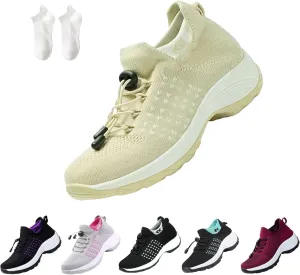 2025 Comfortwear Ortho Stretch Cushion Shoes for Women Plantar Fasciitis, Comfort Wear Ortho Stretch Cushion Shoes