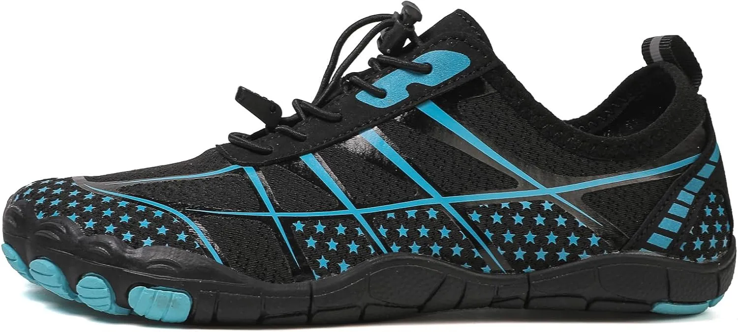 2025 New Hike Barefoot Shoes for Women Men,Outdoor Quick-Dry Swimming Trail Water Shoes,Non-Slip Water-Resistant Athletic Hiking Footwear,Wide Toe Box Comfortable Adjustable Grounded Footwear