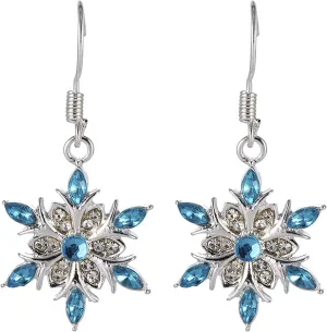 925 Sterling Silver Dangle Earrings for Women,Simulated Diamond Cubic Zirconia Drop Earrings Dainty Jewelry Gifts for Her Mom