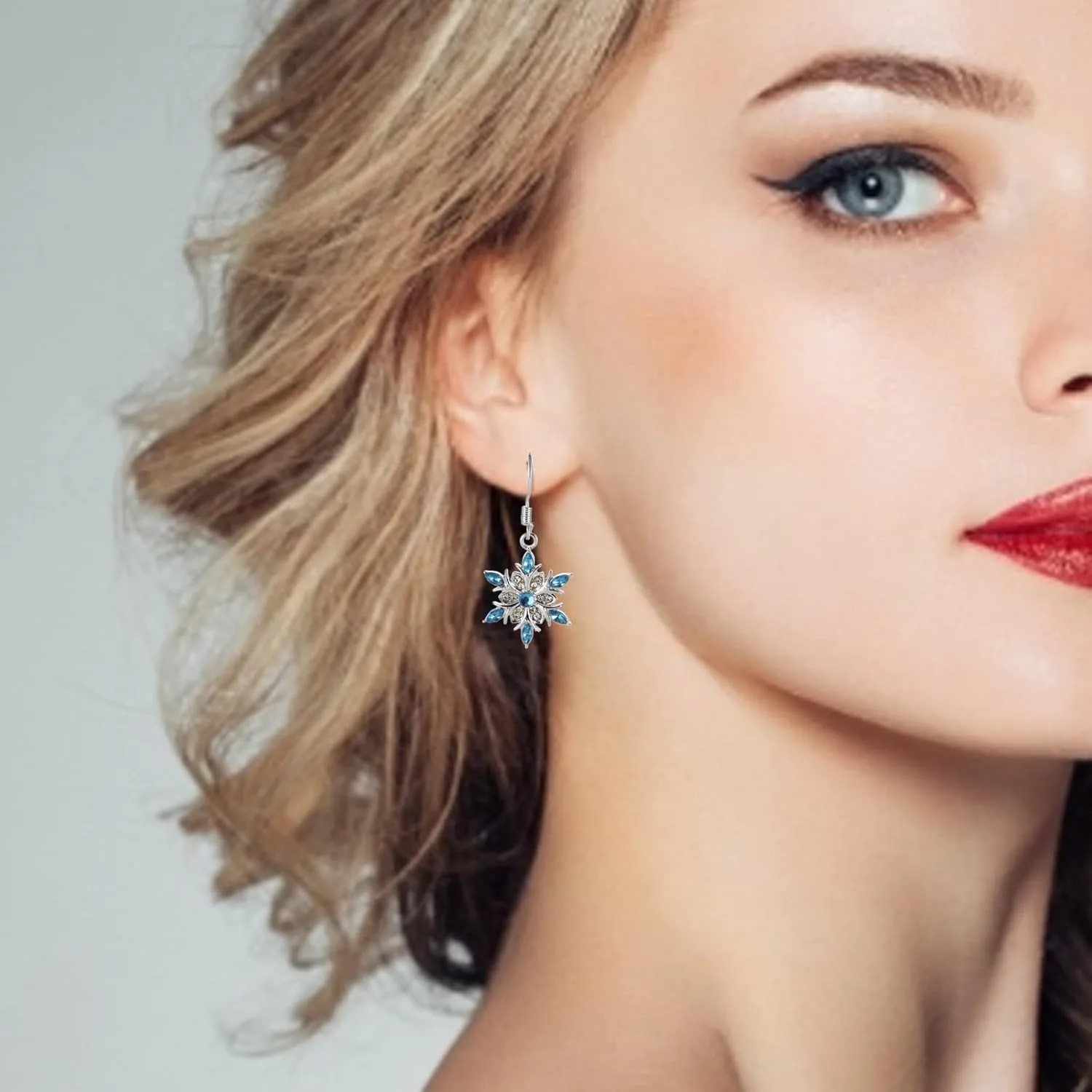 925 Sterling Silver Dangle Earrings for Women,Simulated Diamond Cubic Zirconia Drop Earrings Dainty Jewelry Gifts for Her Mom