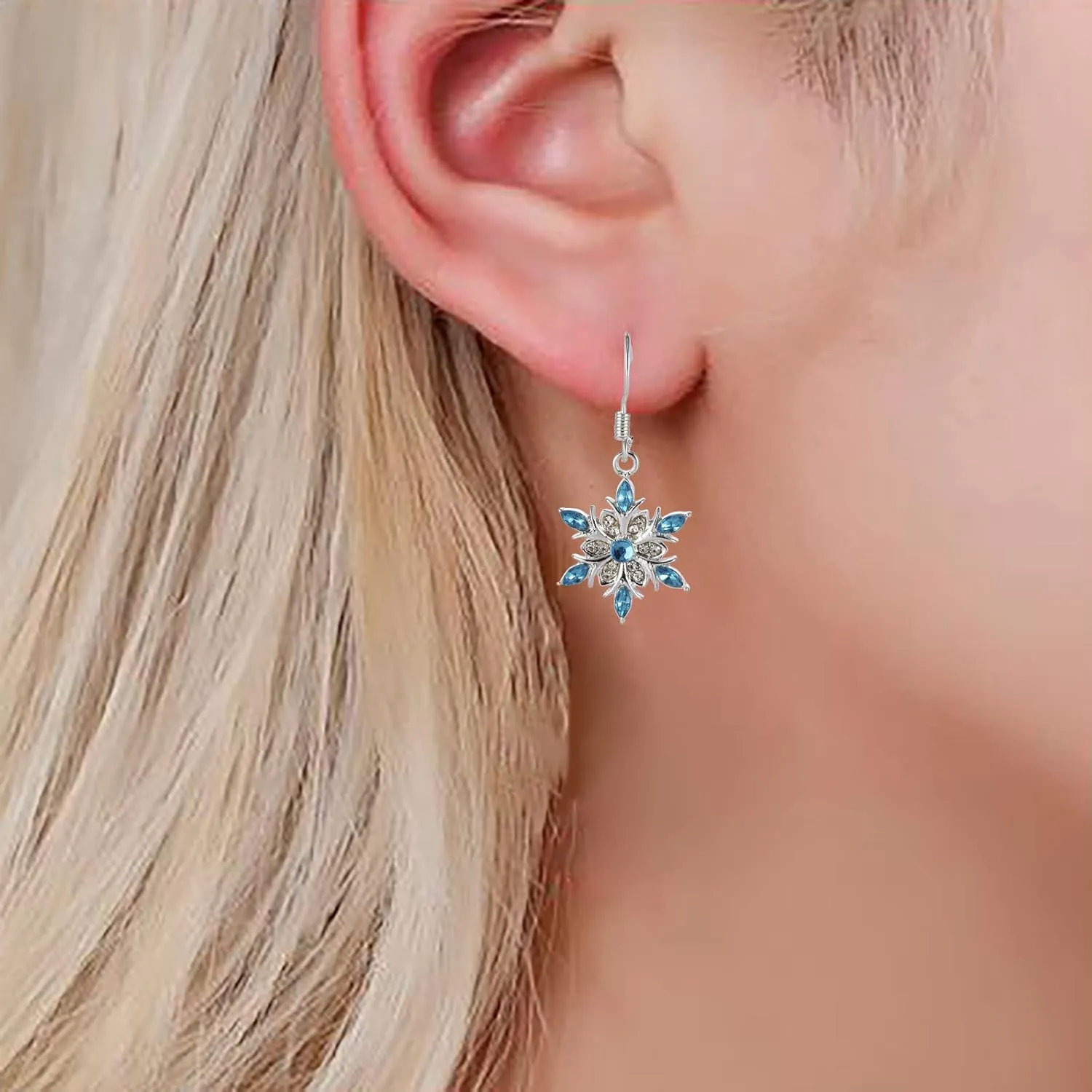 925 Sterling Silver Dangle Earrings for Women,Simulated Diamond Cubic Zirconia Drop Earrings Dainty Jewelry Gifts for Her Mom