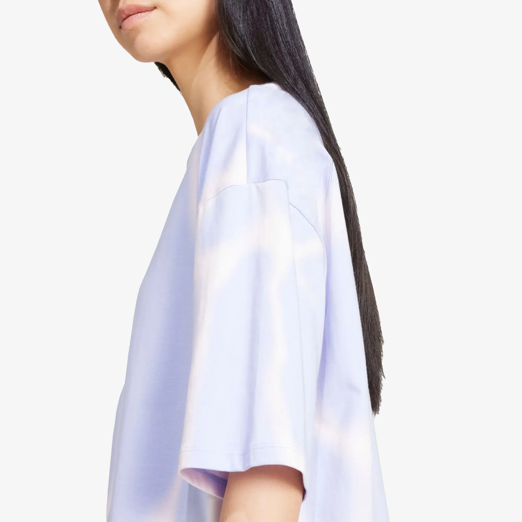 Adidas Originals | WMN'S DYE ALLOVER PRINT TEE  { VIOLET TONE