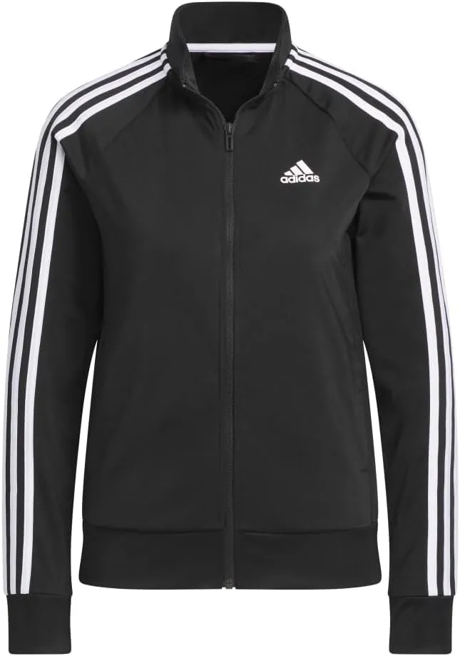 adidas Women's Essentials Warm-Up Slim 3-Stripes Track Top