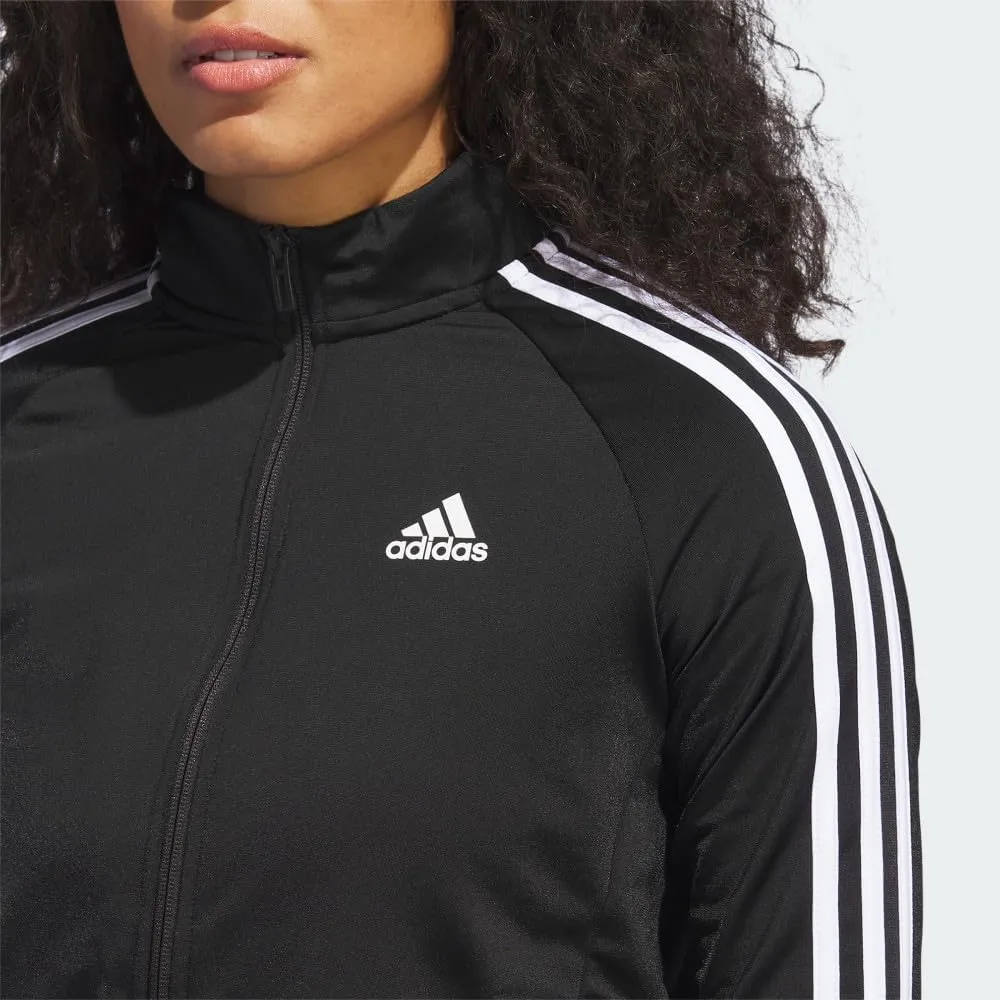 adidas Women's Essentials Warm-Up Slim 3-Stripes Track Top