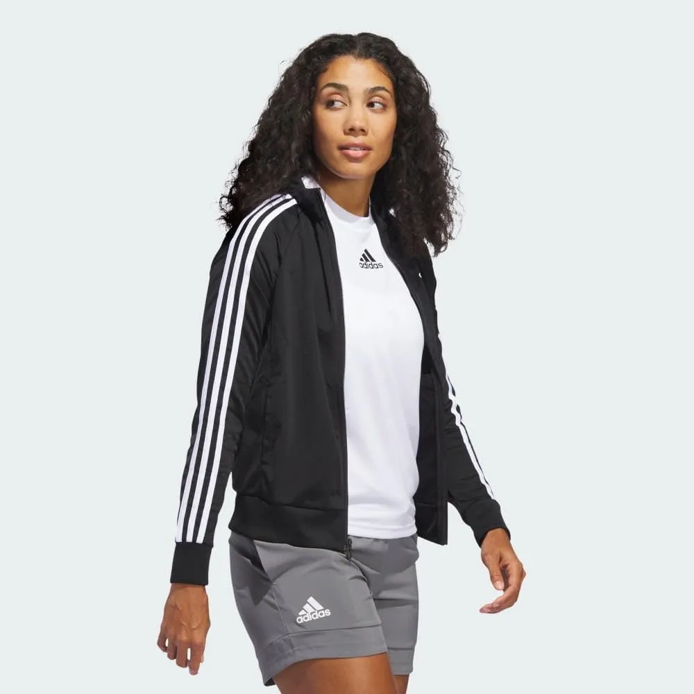adidas Women's Essentials Warm-Up Slim 3-Stripes Track Top