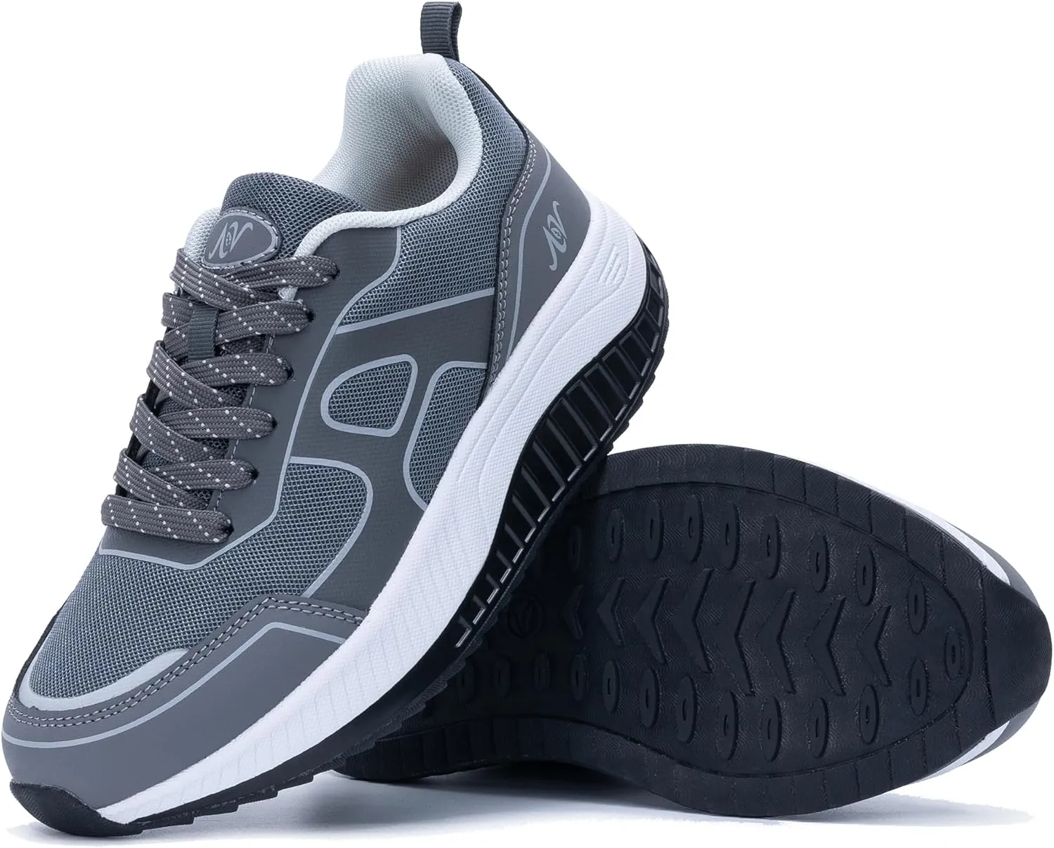AOV Womens Walking Shoes with Arch Support Plantar Fasciitis Sneakers Gym Tennis for Foot and Heel Pain Relief