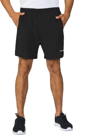 baleaf Men's 5" Running Athletic Shorts for Workout Gym Tennis Sports Lightweight Quick Dry with Zipper Pocket