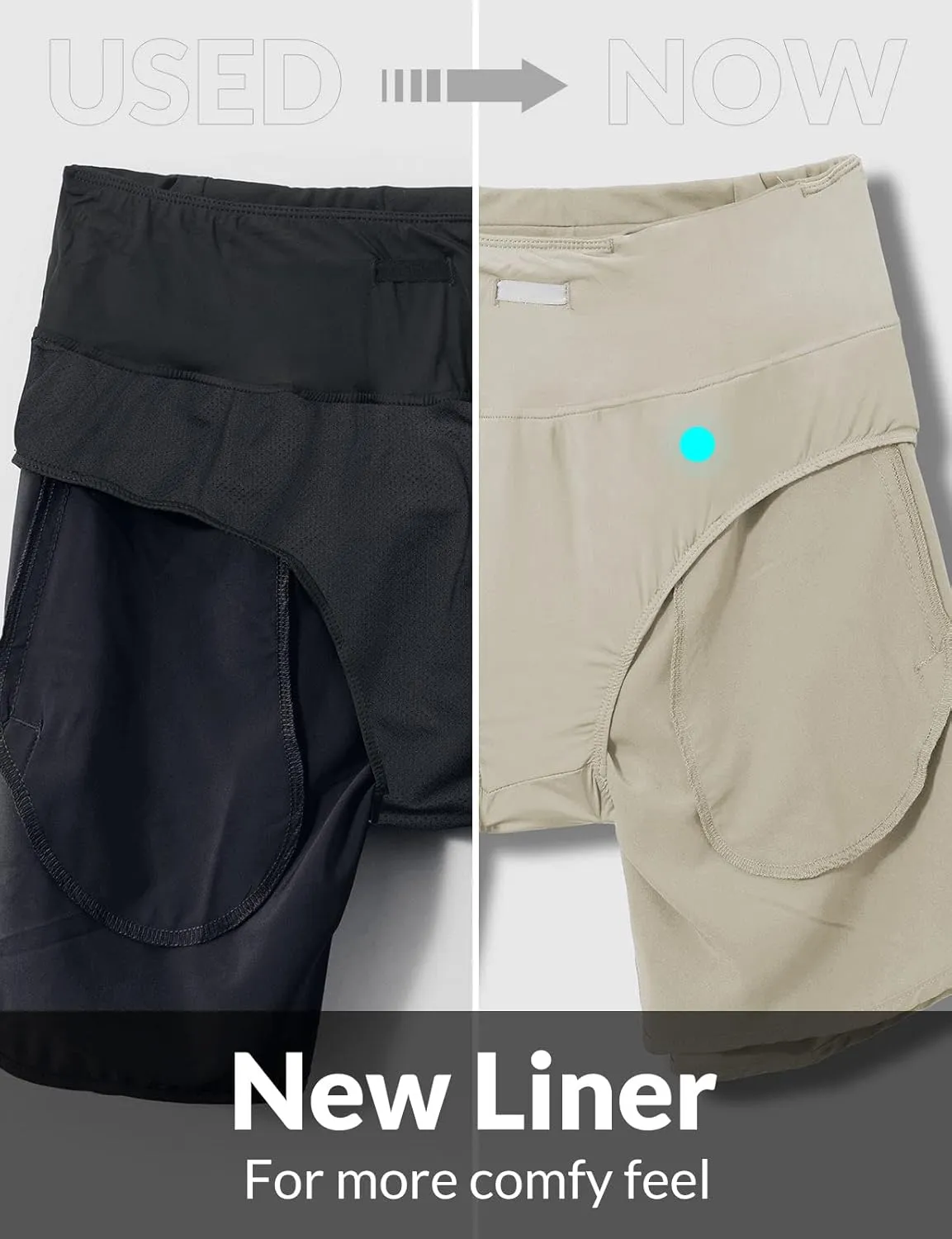 baleaf Womens' 7" Long Running Athletic Shorts with Liner High Waist Workout Gym Quick Dry Soft Split Leg Zipper Pocket