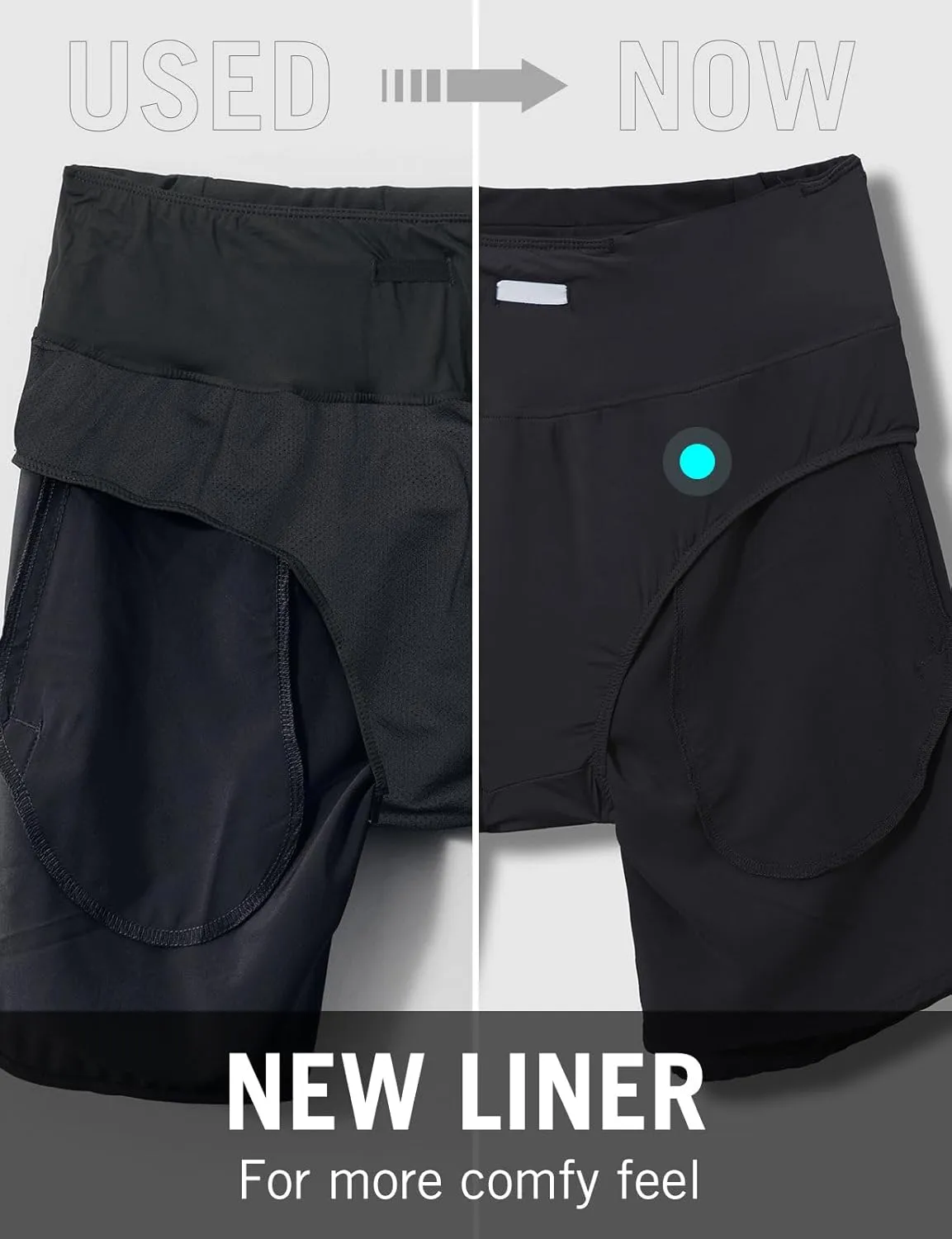 baleaf Womens' 7" Long Running Athletic Shorts with Liner High Waist Workout Gym Quick Dry Soft Split Leg Zipper Pocket