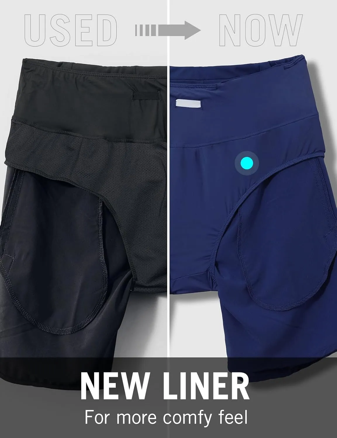 baleaf Womens' 7" Long Running Athletic Shorts with Liner High Waist Workout Gym Quick Dry Soft Split Leg Zipper Pocket