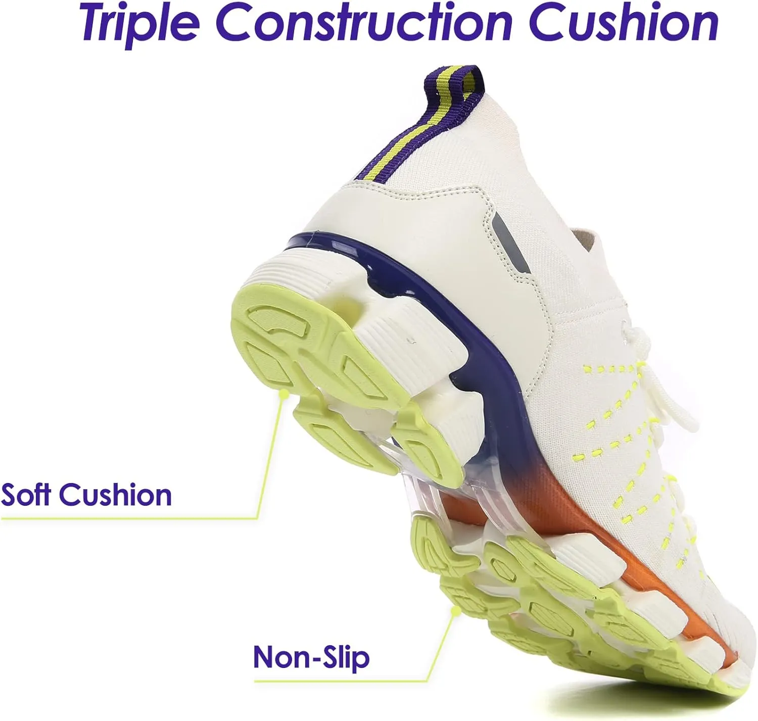 BALLOP TIVAT 2.0 Unisex Walking Shoes, Arch Support Sneakers for Women Men