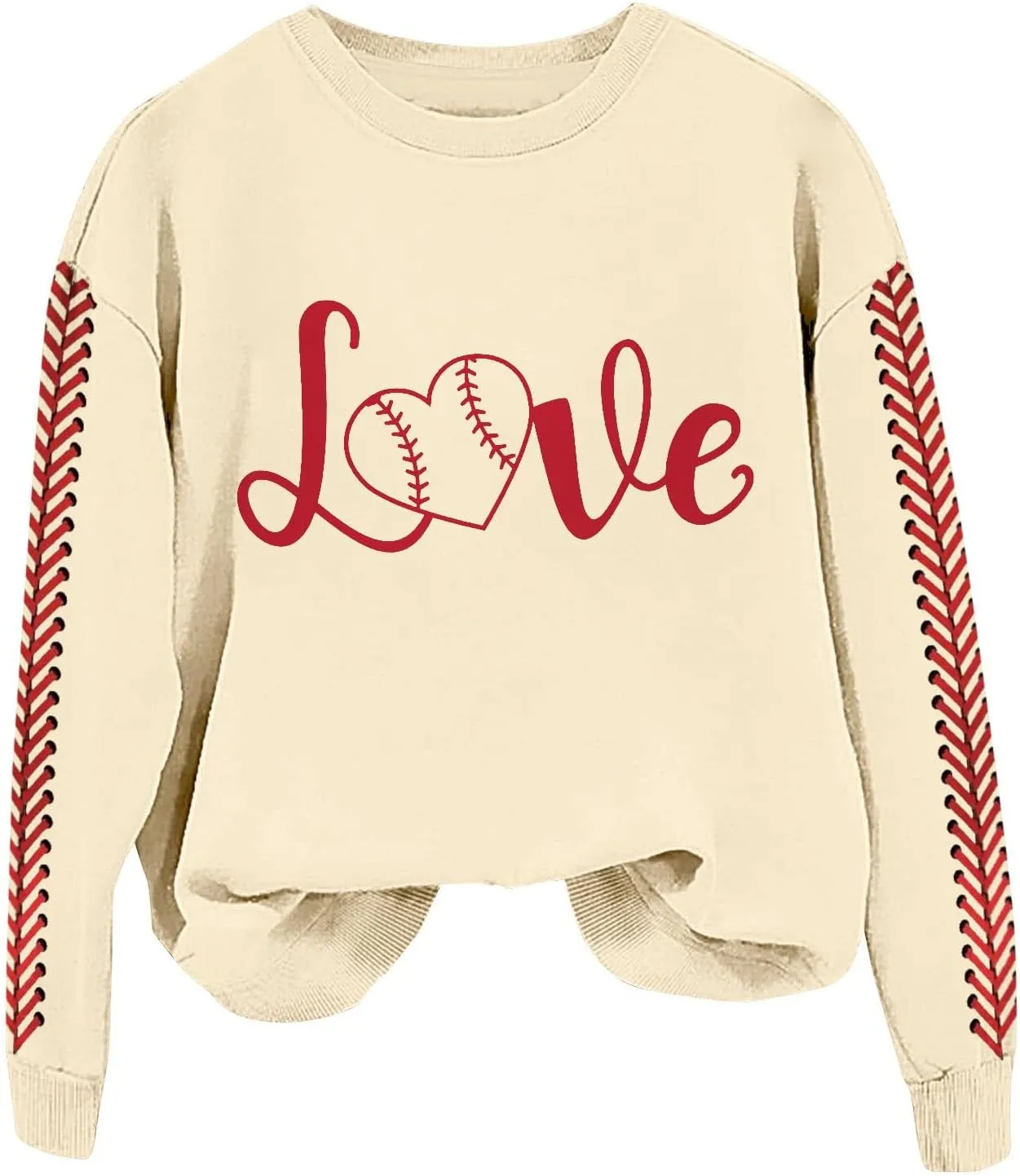 Baseball Mom Sweatshirt for Women Game Day Long Sleeve Crewneck Graphic Pullover Tops Softball Mama Shirt