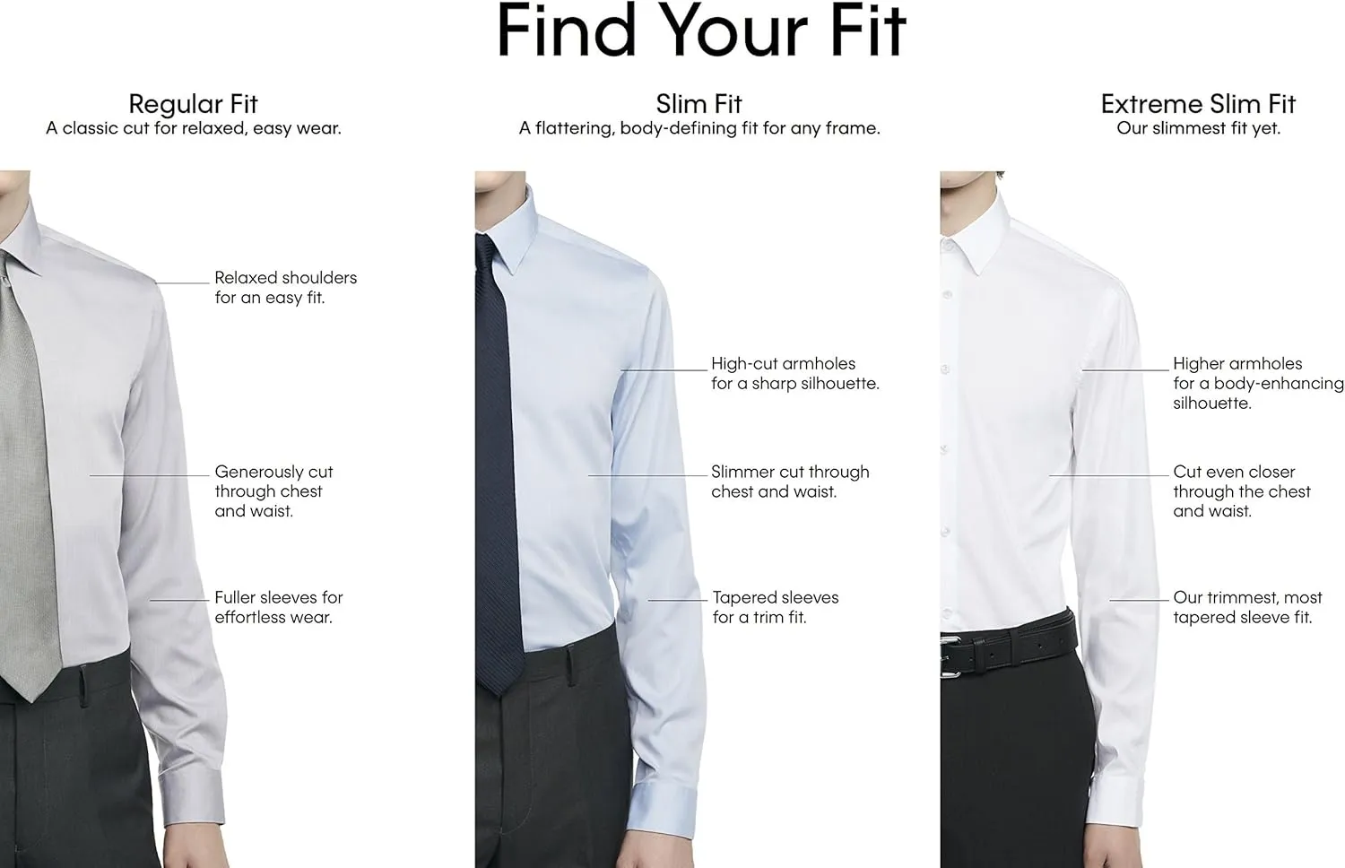 Calvin Klein Men's Dress Shirt Slim Fit Non Iron Herringbone French Cuff
