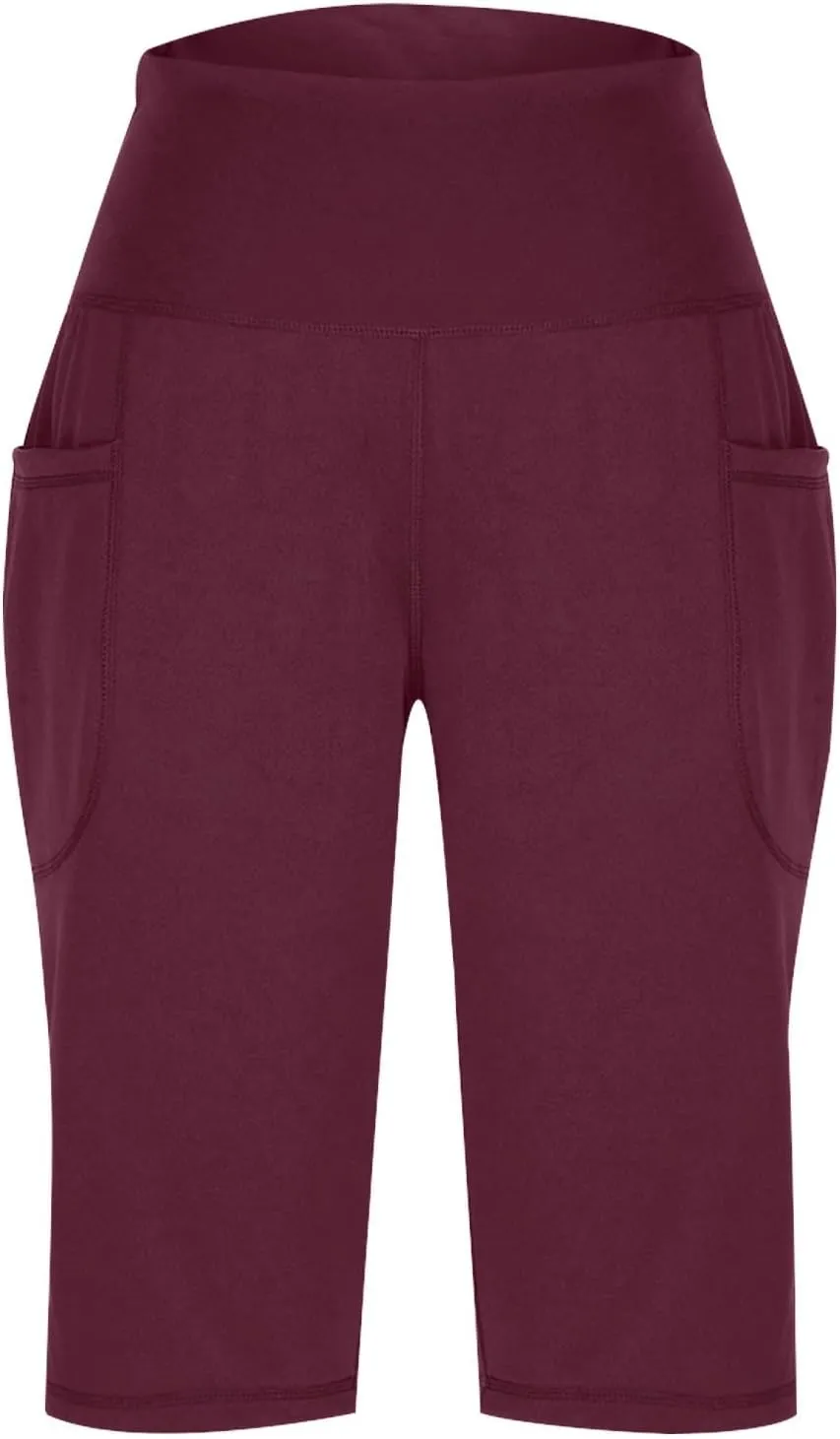 Capri Pants for Women Plus Size Casual Summer Knee Length Wide Leg Yoga Pants Athletic Workout Shorts Capris
