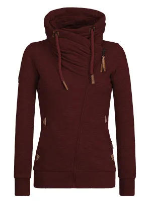 Casual Zipper Plain Long Sleeve Hooded Sweatshirt
