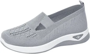 Cathalem Walking Shoes for Women, Women's Woven Orthopedic Breathable Soft Sole Shoes Outdoor Fashion Sneakers