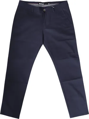 CULTURA AZURE Men's Chino Work Pants Comfy Flex Stretch Slim Fit Casual Dress Pant for Men