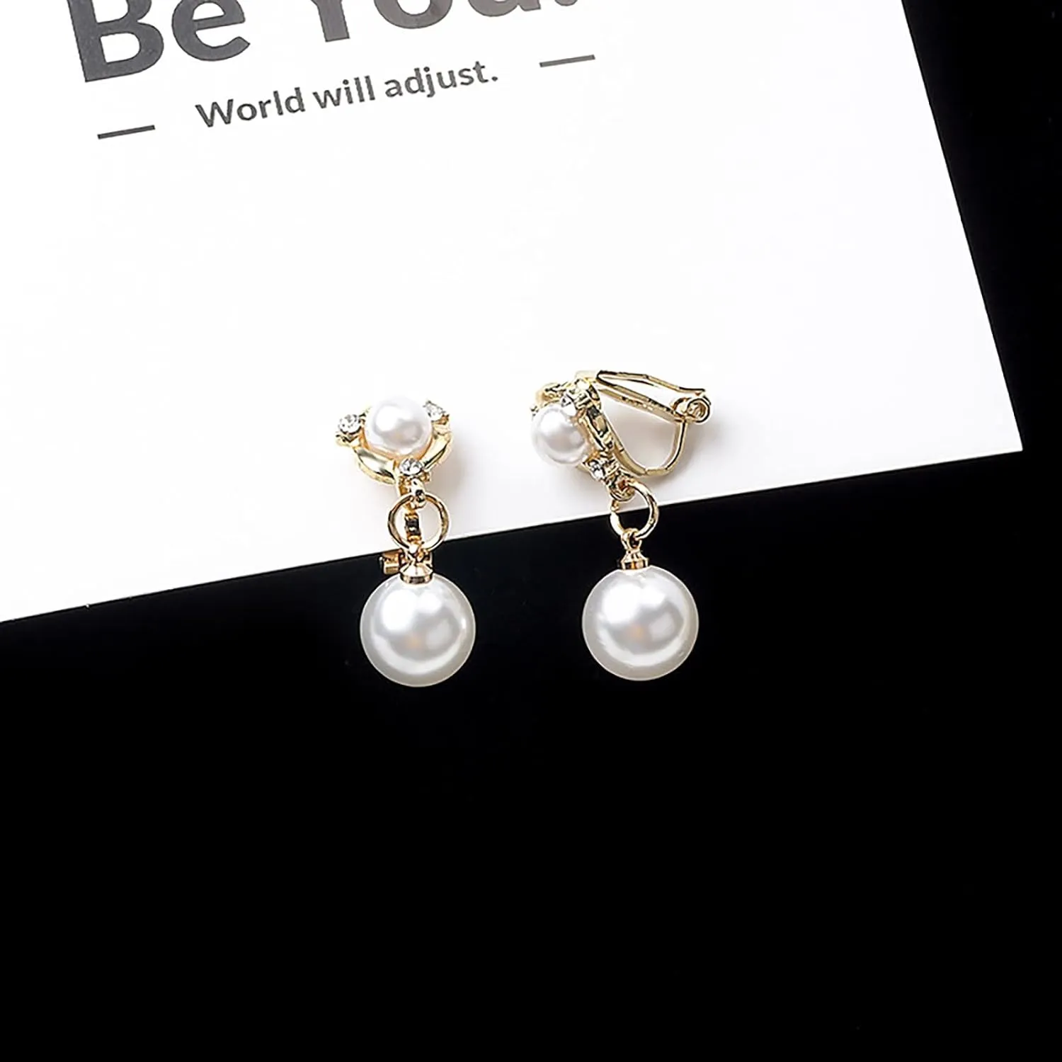Dangle Stud Pearl Earrings for Women,925 Sterling Sliver Pearl Drop Earrings Party Birthday Jewelry Gifts for Mom Girlfriend
