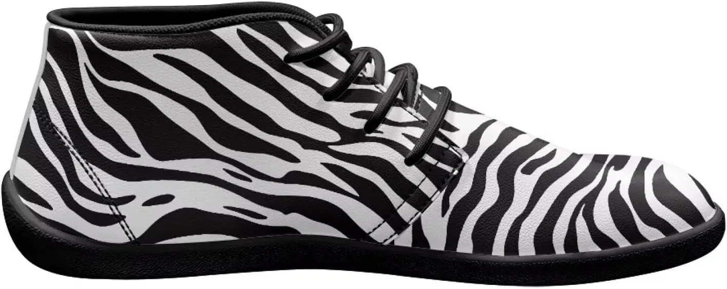 Doojoayie Wide Toe Box Sneakers Women Mens Barefoot Shoes with PU Leather for Travel