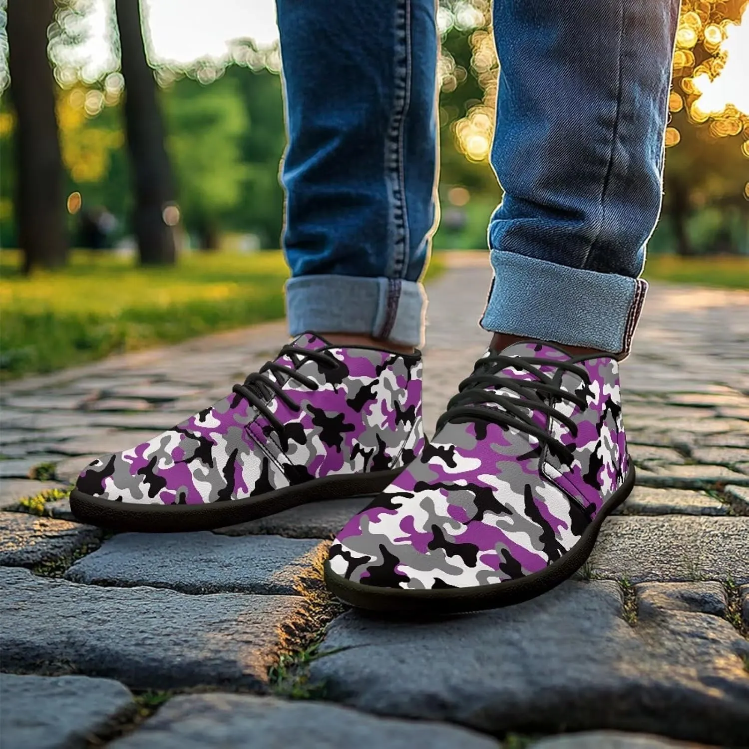 Doojoayie Wide Toe Box Sneakers Women Mens Barefoot Shoes with PU Leather for Travel