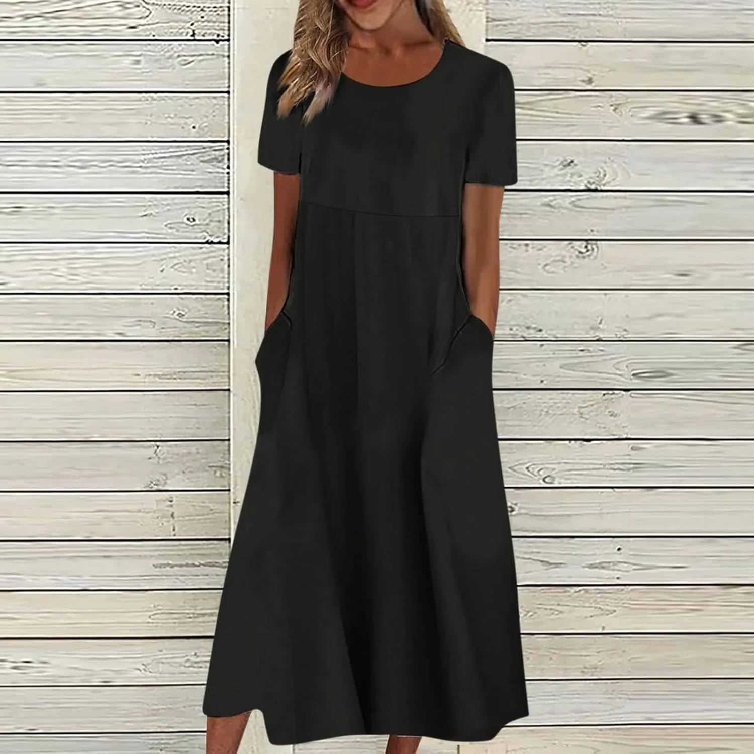DPKLAD Women's Boho Formal Dresses for Women SummerDresses for Women 2025 Spring Dresses with Pockets