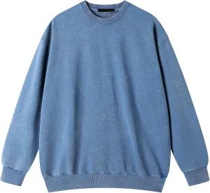Eadali Mens Oversized Hoodies Vintage Hoodie Couples Pullover Acid Wash Hoodies for Men Streetwear Sweatshirts