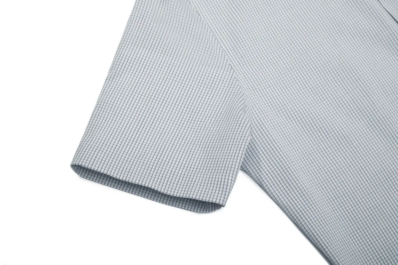 Easy Care Stretch Check Shirt in Smart Fit Short Sleeve