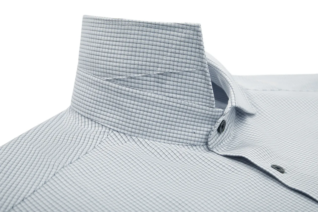 Easy Care Stretch Check Shirt in Smart Fit Short Sleeve