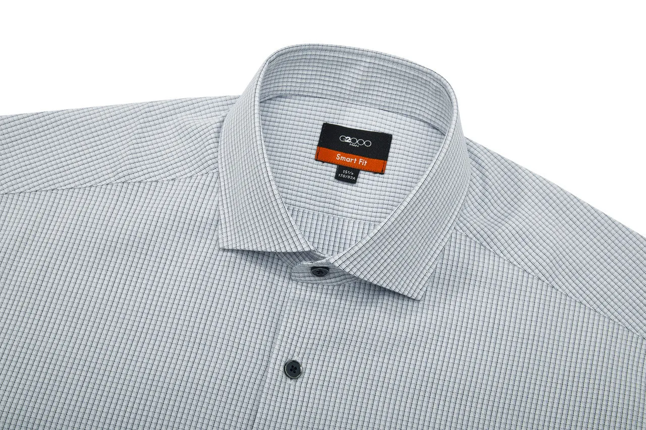 Easy Care Stretch Check Shirt in Smart Fit Short Sleeve