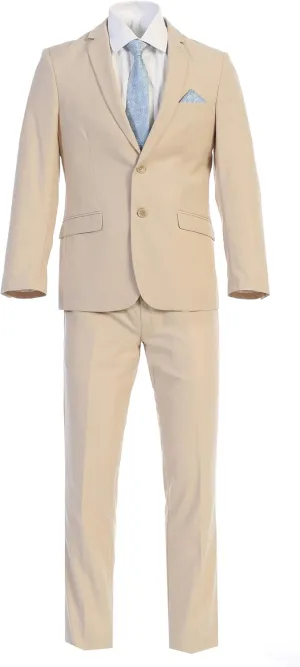 Elegant Men's Modern Fit Three Piece and Two Piece Two Button Suits - Many Colors