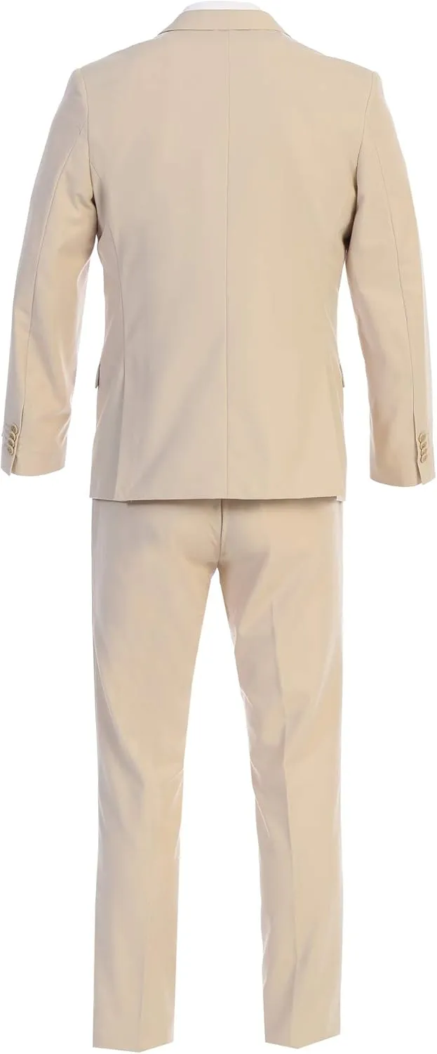 Elegant Men's Modern Fit Three Piece and Two Piece Two Button Suits - Many Colors