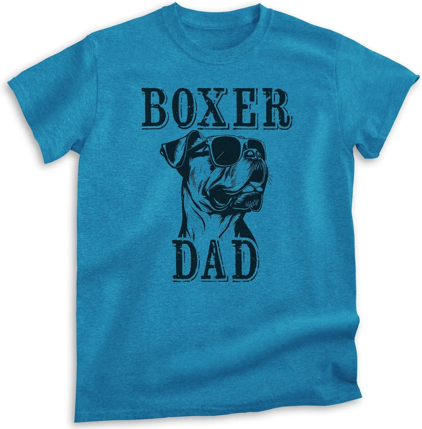 EVERTREE CLOTHING Boxer Dad T-Shirt, Unisex Men's Shirt, Boxer Dog Owner, Best Dog Dad Gift