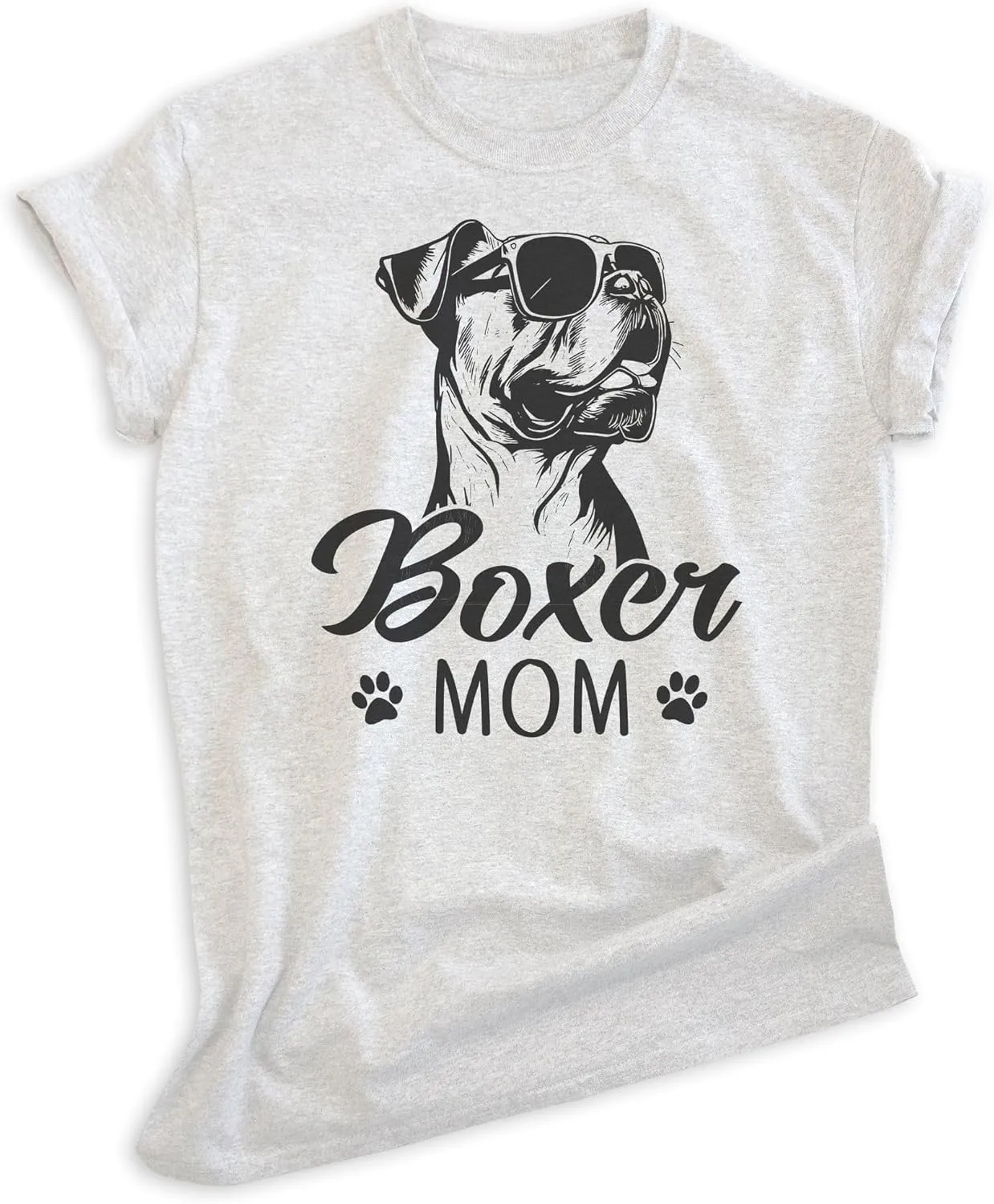 EVERTREE CLOTHING Boxer Mom T-Shirt, Unisex Women's Shirt, Boxer Dog Owner, Best Dog Mom Gift