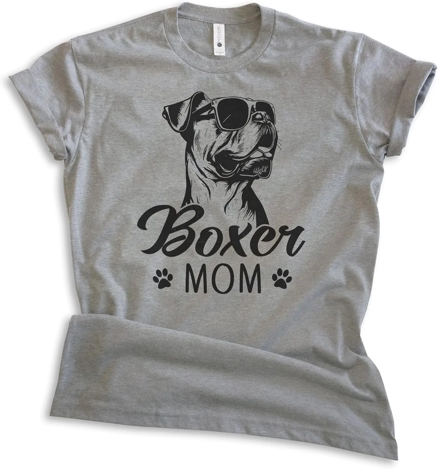 EVERTREE CLOTHING Boxer Mom T-Shirt, Unisex Women's Shirt, Boxer Dog Owner, Best Dog Mom Gift