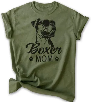 EVERTREE CLOTHING Boxer Mom T-Shirt, Unisex Women's Shirt, Boxer Dog Owner, Best Dog Mom Gift