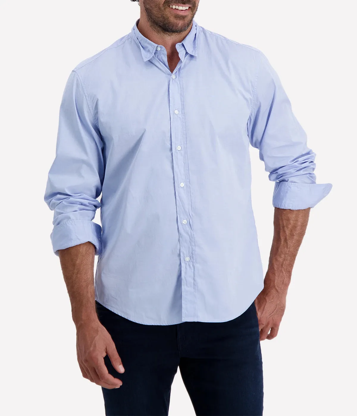 Finbar Woven Button Up Shirt in Window Pane