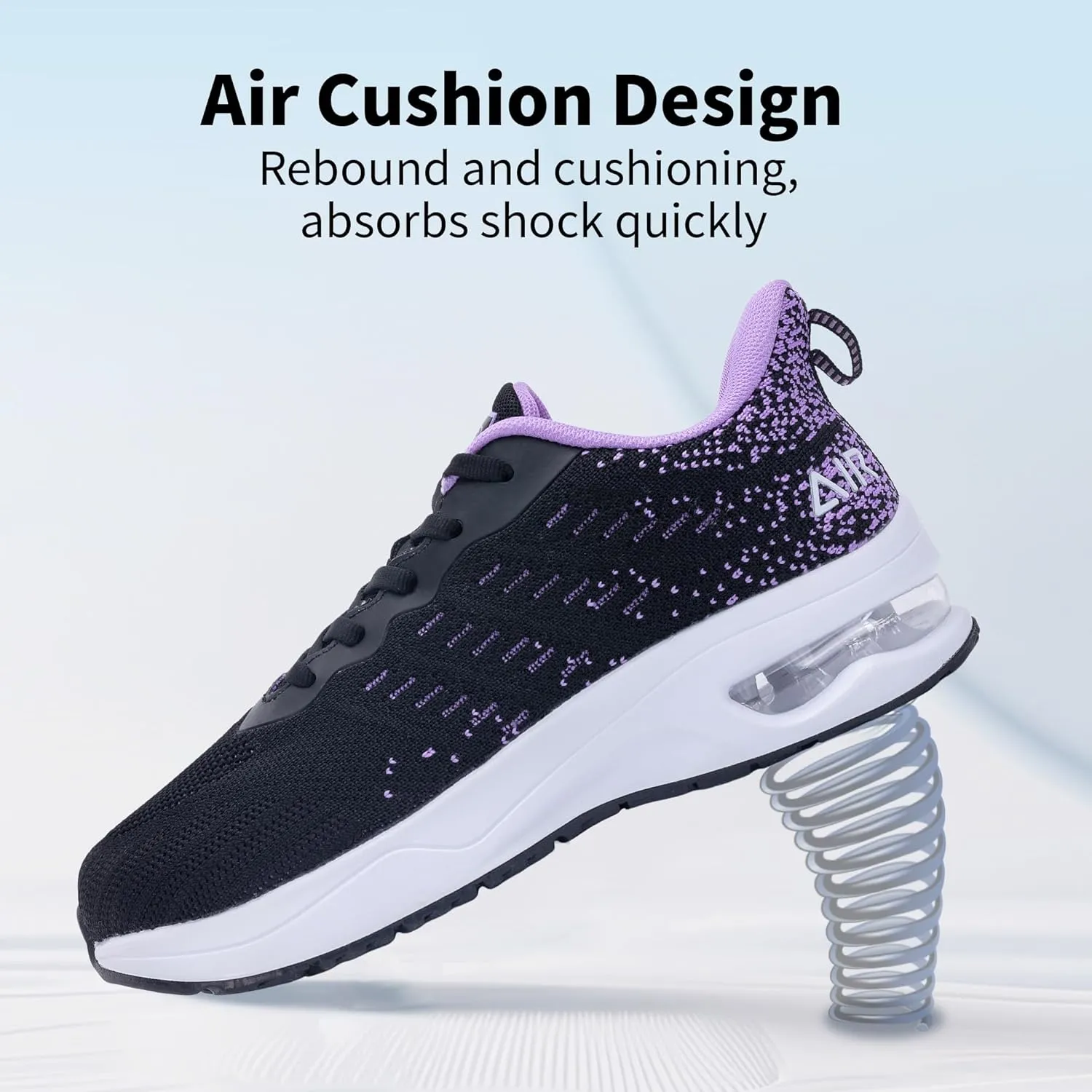 GANNOU Wide Toe Box Shoes Women Running Sneakers Wide Width Air Walking Tennis Shoes for Gym Workout Fitness