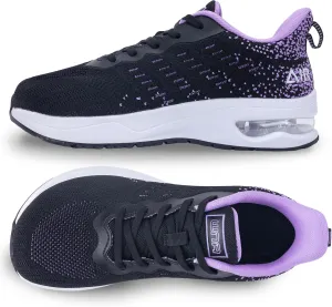 GANNOU Wide Toe Box Shoes Women Running Sneakers Wide Width Air Walking Tennis Shoes for Gym Workout Fitness