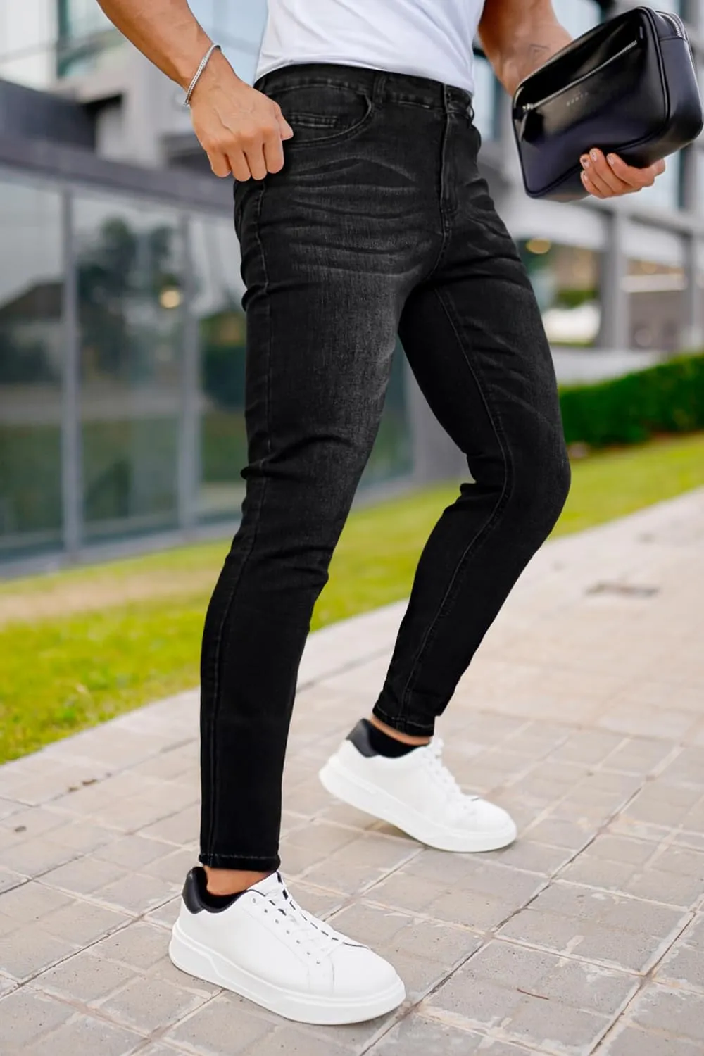 GINGTTO Mens Skinny Jeans Stretch Denim Jeans for Men