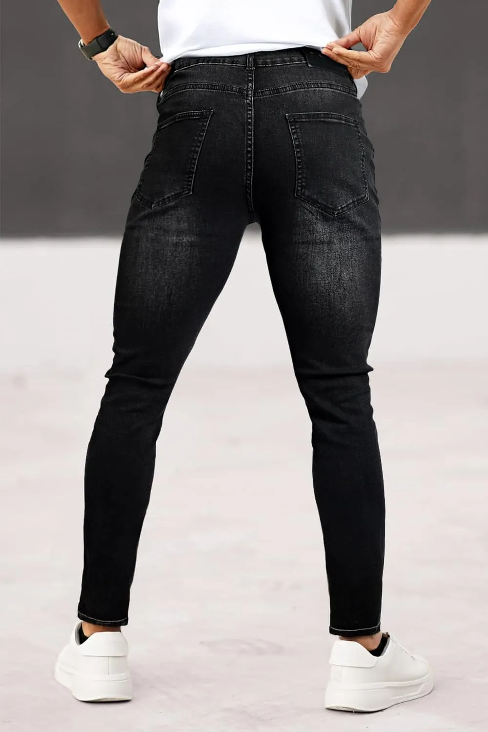 GINGTTO Mens Skinny Jeans Stretch Denim Jeans for Men