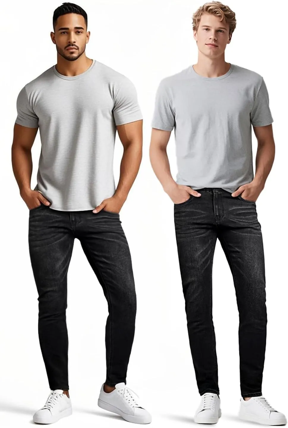 GINGTTO Mens Skinny Jeans Stretch Denim Jeans for Men
