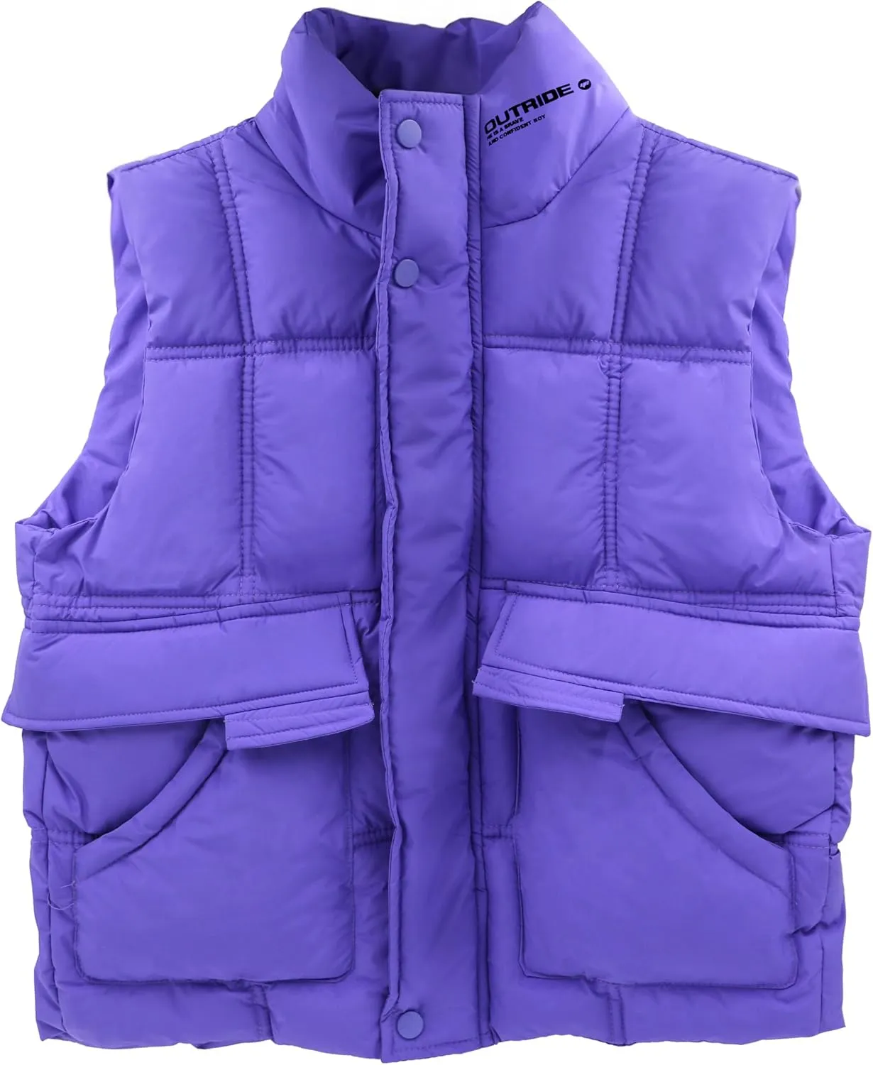 Girls Puffer Vests Coat Boys Sleeveless Thicken Padded Jacket Lightweight Winter Coat