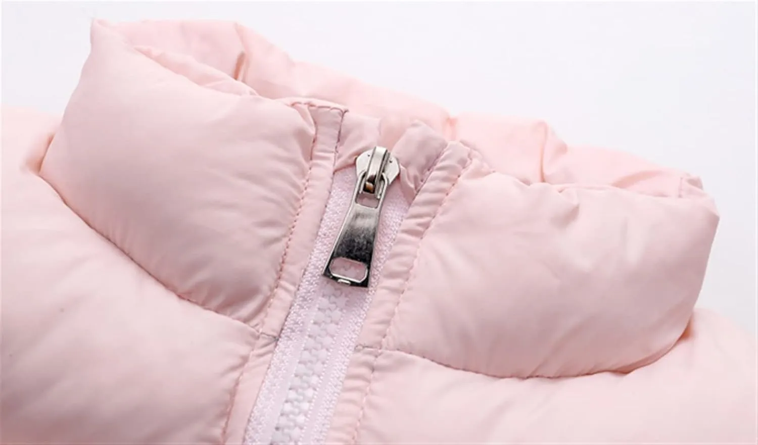 Girls Puffer Vests Coat Boys Sleeveless Thicken Padded Jacket Lightweight Winter Coat