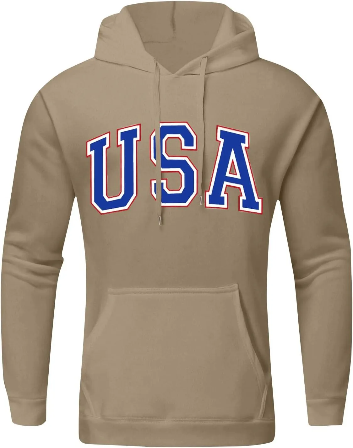 GOFULY Men'S Fashion Hoodies & Sweatshirts Palm Tree Print Fall Fleece Sweatshirts Streetwear Long Sleeve Pullover Hoodie