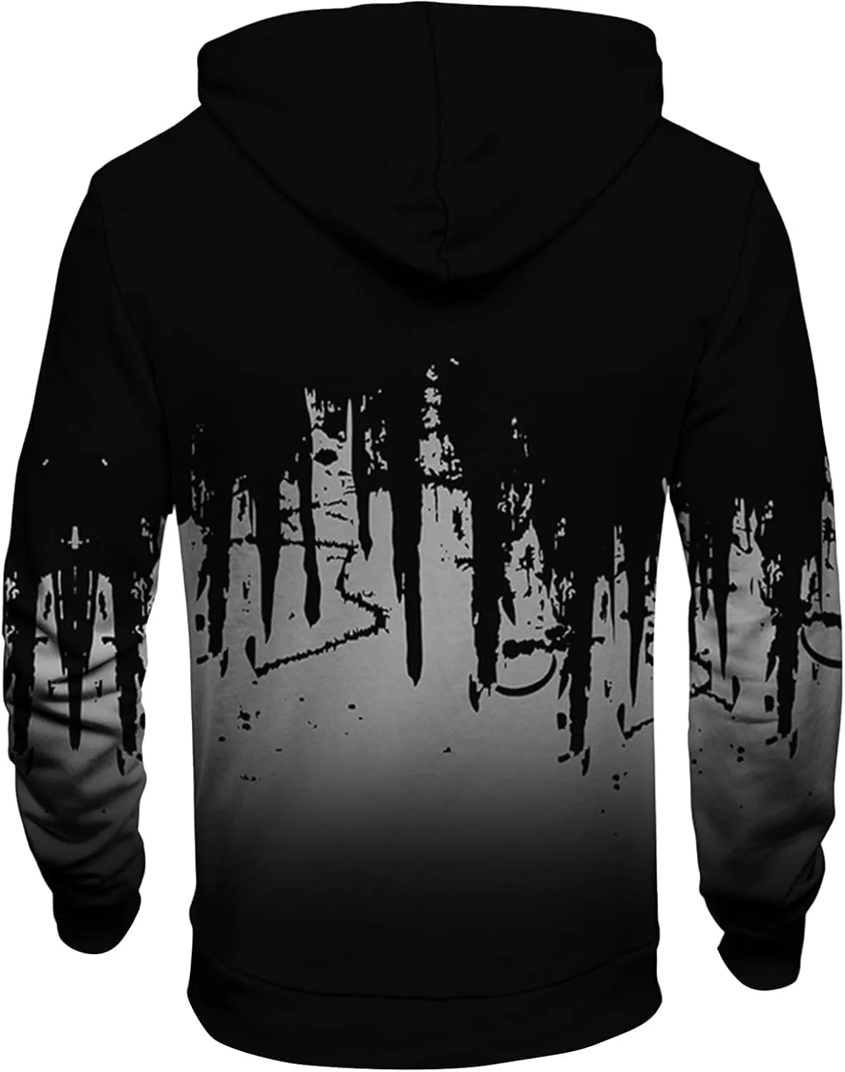 GOFULY Sweatshirt For Men Streetwear Fall Hoodies Long Sleeve Drawstring Hoodie Pullover Winter 3D Print Clothes With Pockets